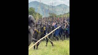 Surma tribe.Donga(Stick fighting).#ethiopiantour #tour #surma #omovalleytribes #shorts #shortsvideo
