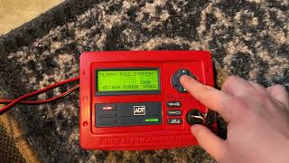 ADT ANN-80 Fire Alarm Annunciator Test