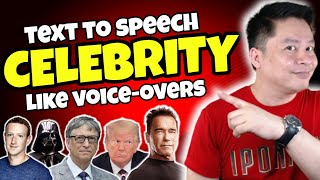 TEXT TO SPEECH CELEBRITY LIKE VOICE-OVERS  II  FREE SOFTWARE FOR YOUTUBE VIDEOS (TAGALOG TUTORIAL) screenshot 1