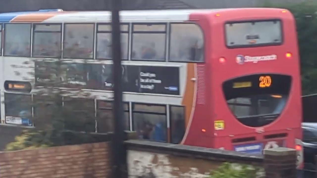 Here is the Stagecoach bus 19392 on the number 20 in Normandy Friday 30 January 2026