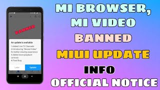 Browser Uninstall | Mi Video app uninstall | Mi Video Banned | Mi Browser Banned | Full Information screenshot 5
