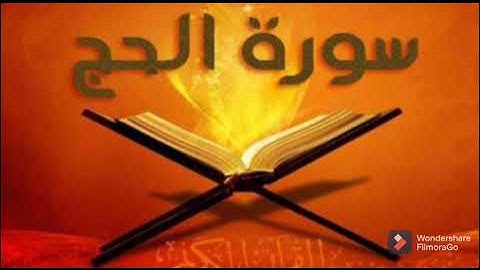 سورة الحج بصوت القارئ:هاني الرفاعي