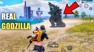 Godzilla In Pubg Mobile Real Godzilla Vs Kong Pubg Mobile Sunil Gamer
