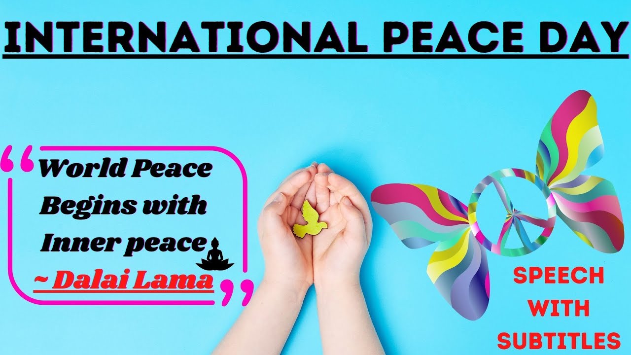 peace day speech topic