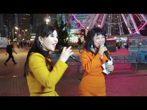 20190323中環碼頭,摩天輪广場，CharmingSinger-小红十米英~小蘋果。