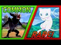 How rare is every mythical pokemon