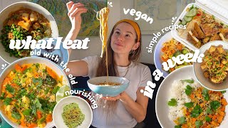 what I *really* eat in a week! | In my new home✨ .. ( vegan + simple recipes )