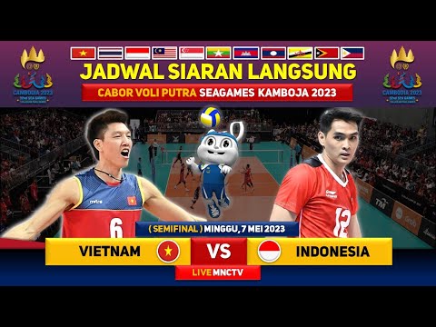 SIARAN LANGSUNG VOLI SEAGAMES 2023 : Laga Semifinal Timnas Indonesia VS Vietnam #seagames2023