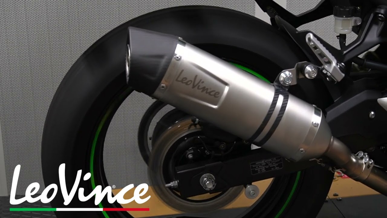 Leovince Exhaust Slipon Lv Corsa Titanium Racing for Kawasaki Ninja