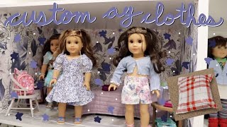 Opening Custom American Girl Clothes! Haul and Try On | Kelli Maple