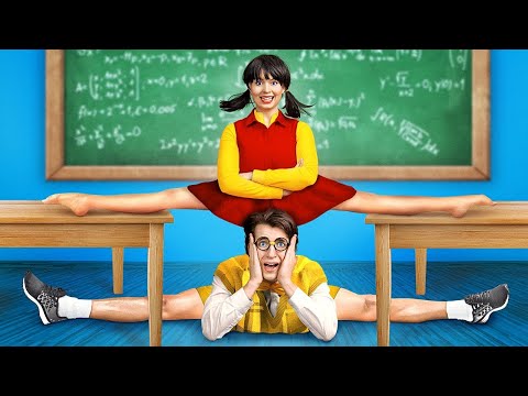 Kız Arkadaşım Bir SQUID GAME Bebeği! SÜPER KAHRAMAN Okulundaki İyi ve Kötü İkizler – La La Dünya