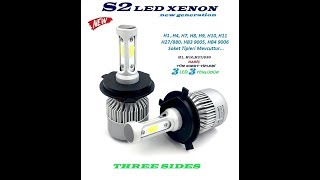 S2 Led Xenon 3 Led 3 Yön - Türki̇yede Tek 3 Led Tasarim