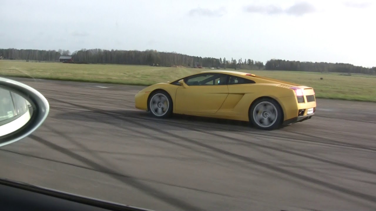 507 HP BMW M5 V10 vs 500 HP Lamborghini Gallardo E-gear UNCUT