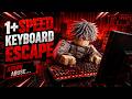 +1 Speed Keyboard Escape Live! Roblox New Update world 1 & World 2 All Stages 👌