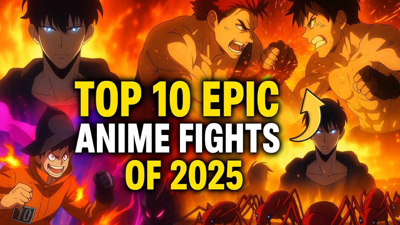 Top 10 Epic Anime Fights of 2025 - YouTube