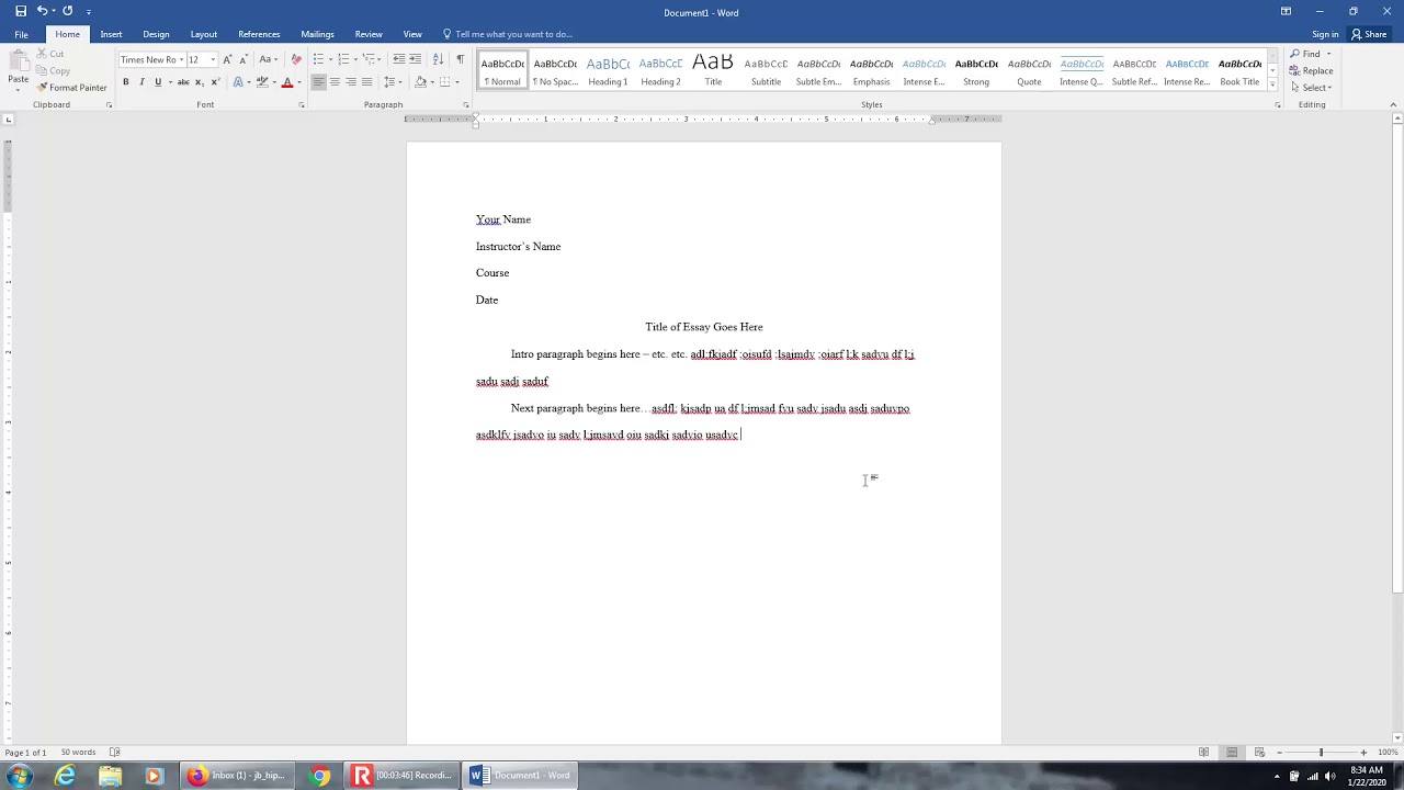 MLA Format for Essays - YouTube