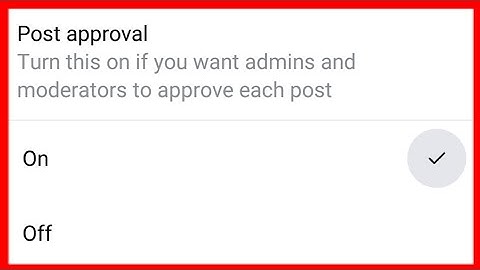 Facebook Lite !! How To Use Post Approval Option In Facebook Group ? Fb Lite Post Approval On & Off