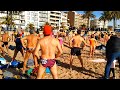 Первое купание в году.   Январь. Lloret de Mar.