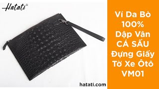 Ví Da Đựng Giấy Tờ Xe Ôtô – VM01