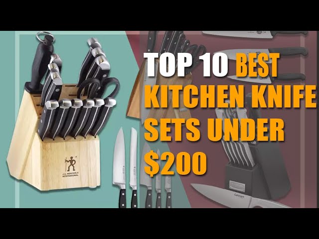 Best Kitchen Knives Set For Under $100 - Unboxing Ginsu Chikara Kitchen  Knives 