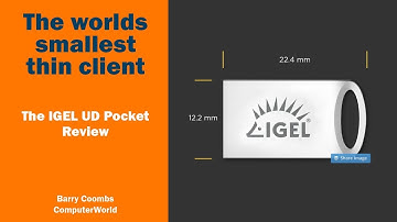The worlds smallest thin client review - The IGEL UD Pocket