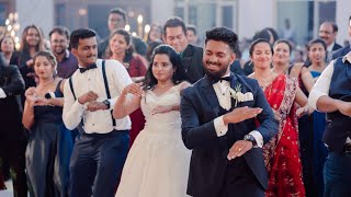 LINE DANCE BY @TheShoeHostess | Wedding March| Mangalorean Catholic Wedding|Riyana weds Avinash