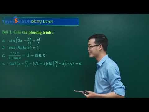 Video CHỮA ĐỀ ÔN TẬP HỌC KÌ 1 - TOÁN 11 - ĐỀ SỐ 3 - THẦY... - youtube