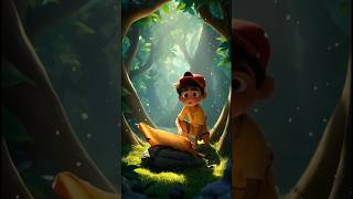 The Lost Treasure of Whispering Woods 💎🌲| #adventure #TreasureHunt #KidsStory #ViralShorts