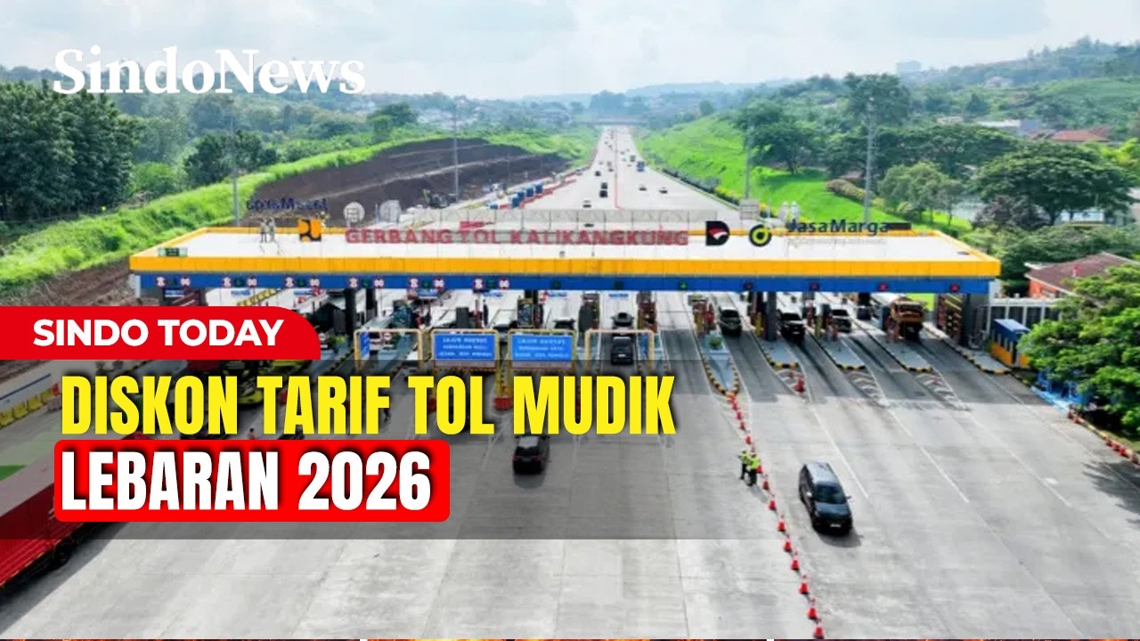Diskon 30 Persen Tarif Tol Mudik Lebaran 2026 | Sindo Today | 08/03 | Part 04