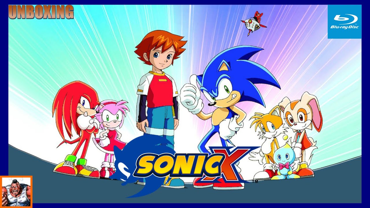 Sonic X The Complete Series Blu Ray Unboxing