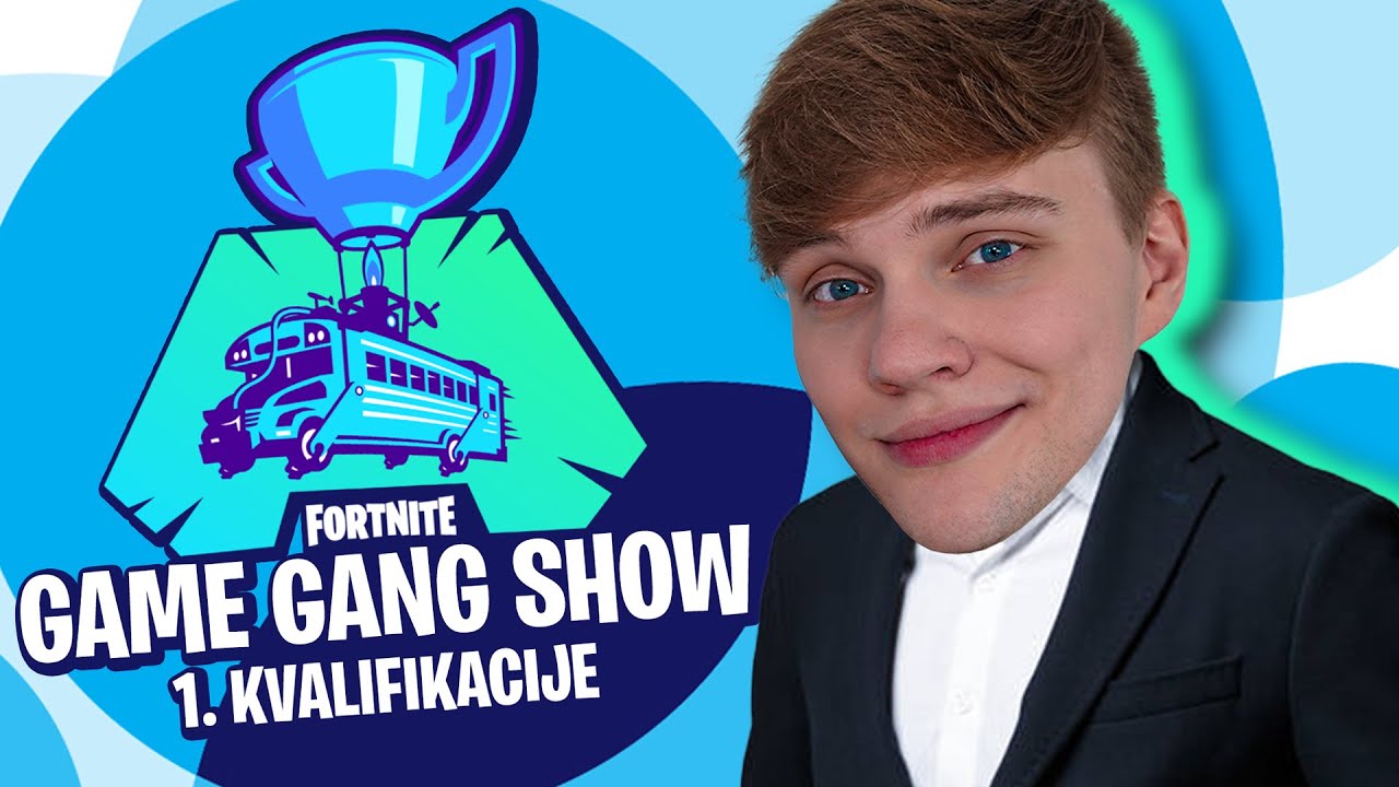 1. KVALIFIKACIJE za Fortnite !  [Game Gang Show & Telekom Slovenije]