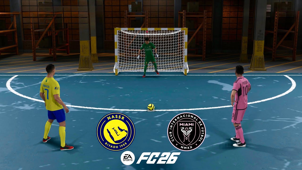 FC 26 Volta Football | Ronaldo Messi Neymar Mbappe Haaland Vinicius | Al Nassr vs Inter Miami - PS5