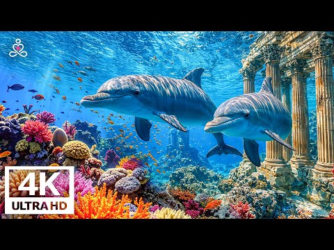 4K Underwater Wonders + Relaxing Music Coral Reefs & Colorful Sea Life in UHD #13