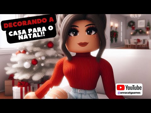 🎄DECORANDO A CASA PARA O NATAL🎄 - #roblox #gameplayroblox #natal #gameplay #rp #games #brookhaven