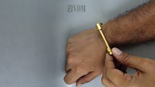 D Shape Bar Horse Show Cuff Shackle Stainless Steel 18K D Bangle