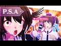PSA - Art Reposts (ft. Aya and Hatate) - [ Touhou/Blender ]