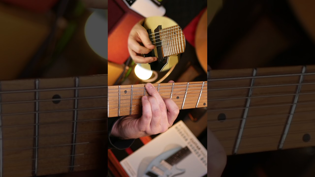 Clean Chord Tones + 8 String Guitar = Perfection 💎🎶 #8string #8stringguitar