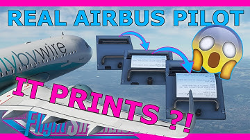 A32NX Adds the Printer! Real Airbus Pilot Takes a Look