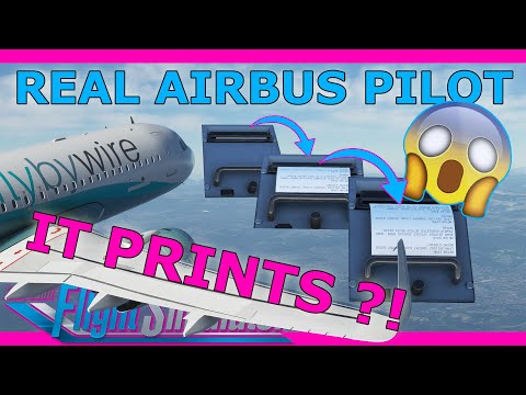 A32NX Adds the Printer! Real Airbus Pilot Takes a Look