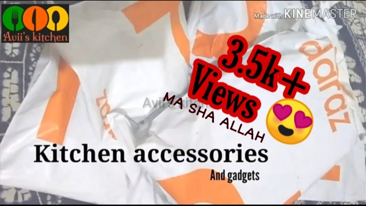 Daraz.pk online shopping haul unboxing kitchen gadgets and