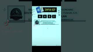 Cara Bikin Kop Surat Otomatis Di Word #tutorial #foryou #words #excel