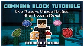 How to Give Players Unique Item Abilities in Minecraft Bedrock