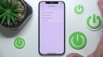 How To Set Default Alert Notification Time for All Day Events in Calendar on iPhone