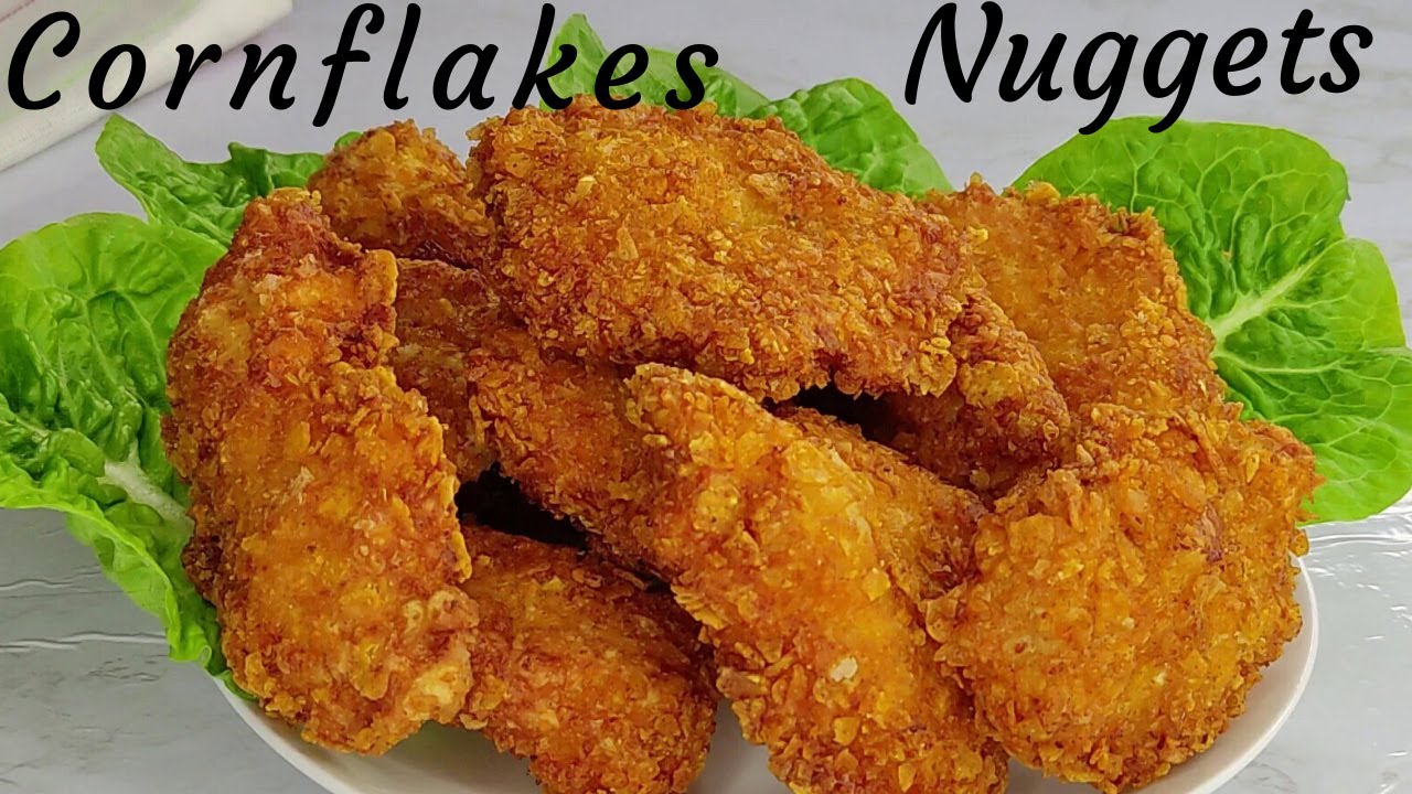 HOMEMADE CORNFLAKES CHICKEN NUGGETS RECIPE - YouTube