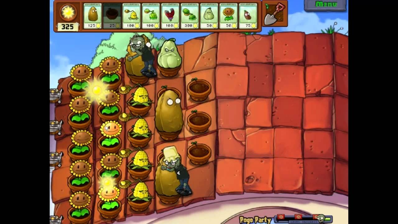 Plants vs. Zombies Pogo Party Minigame no.19 ONE MORE TO GO! YouTube