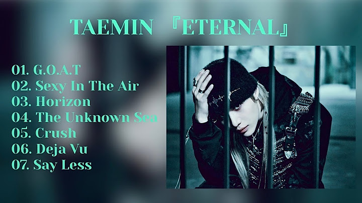 【SHINee TAEMIN - ETERNAL】샤이니 -태민 Eternal Mini Album