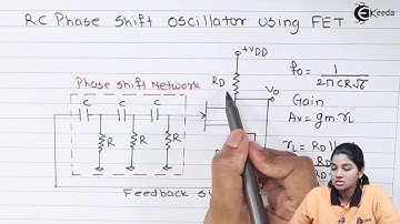 RC Phase Shift Oscillator Using FET - Oscillators in Basic Electronics - Basic Electronics