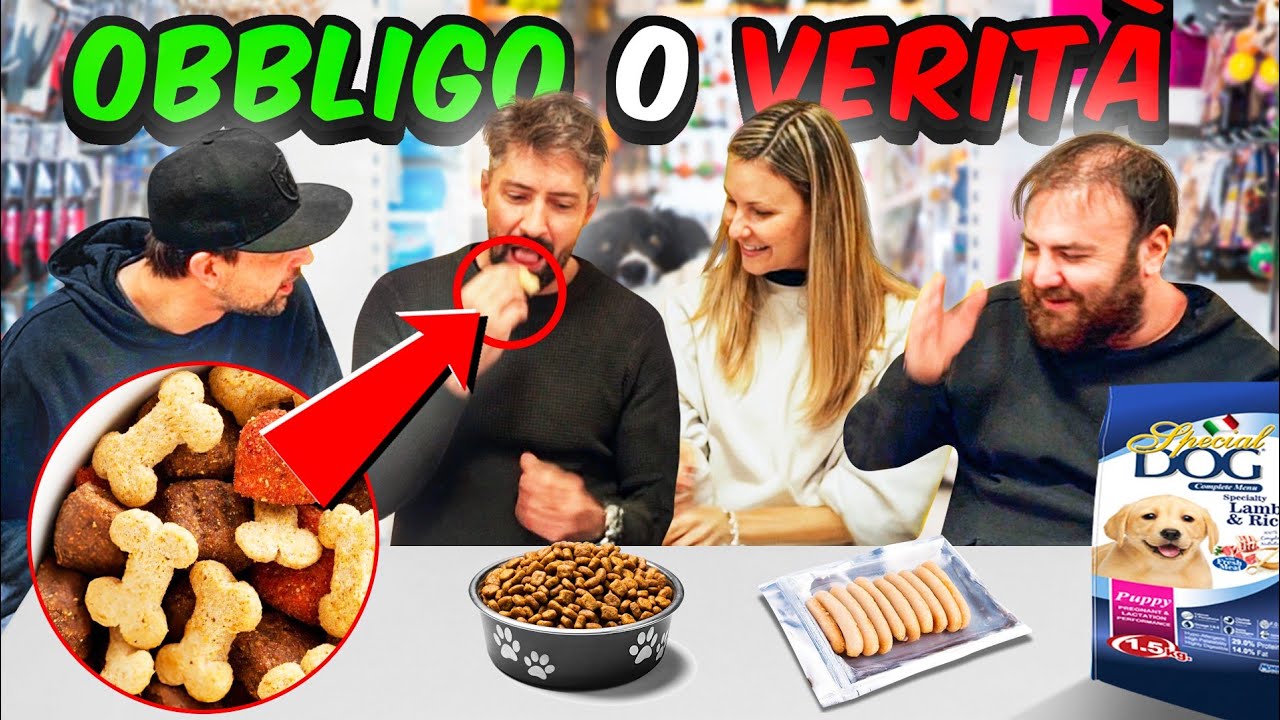 MANGIO un BISCOTTO per CANI *OBBLIGO o VERITA'* CHALLENGE EPICA con il @PIT