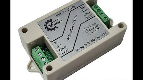 Bộ chuyển đổi 4-20mA sang RS485 modbus rtu
