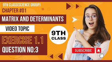 Question No:3 | Exercise 1.1 | 9th Class | Mathematics (Science Group) | Chapter#1 | Punjab Board.